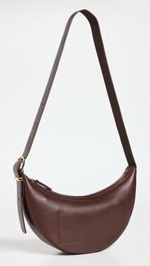 Madewell The Essential Leather Crescent Bag Cocoa Chocolate Brown